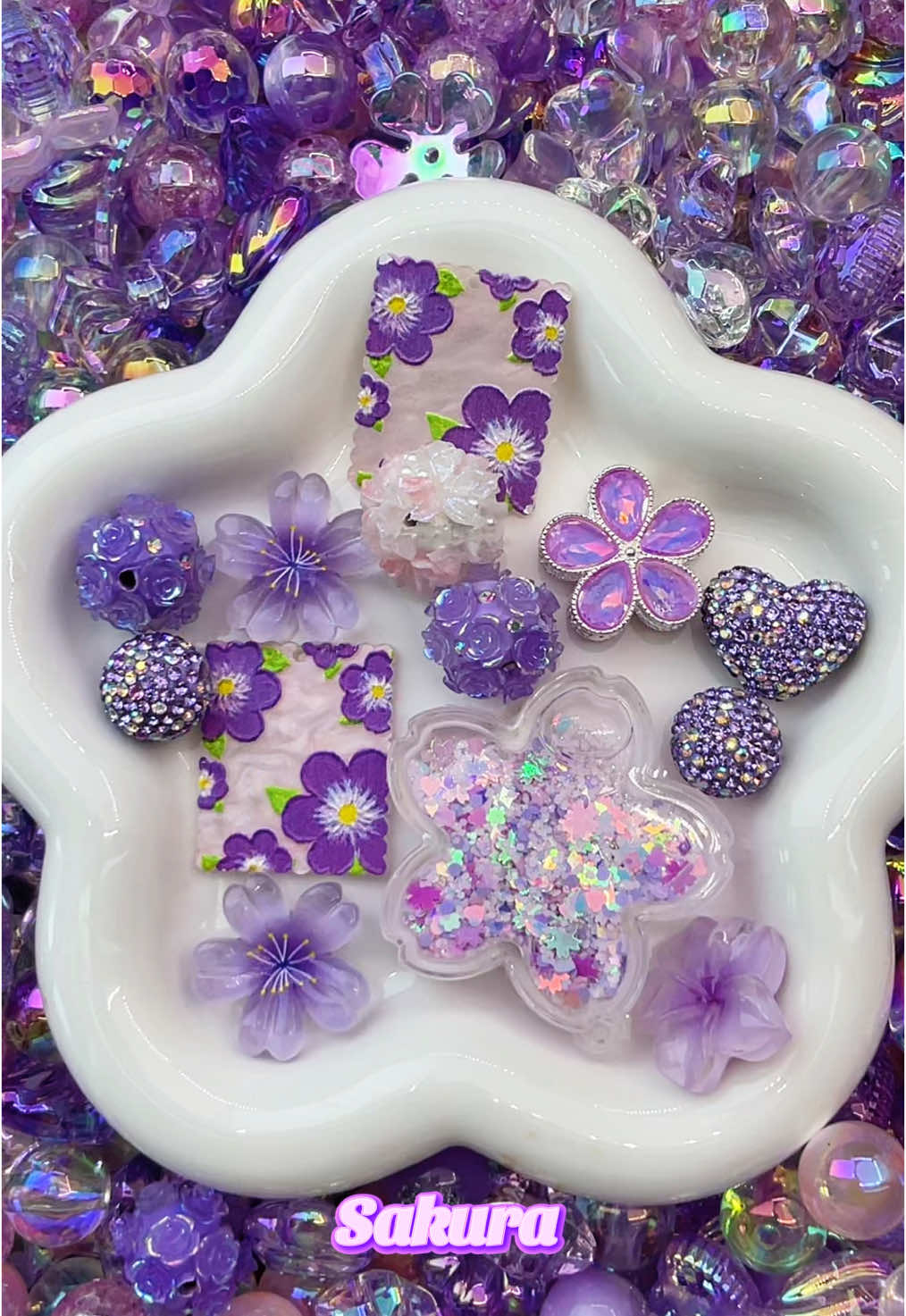 Sakura #DIY #beads #flowers #sakura #pretty 