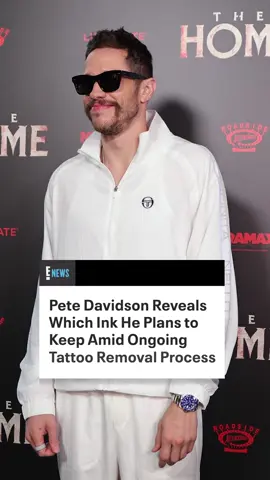 Pete Davidson isn't parting with all of his tattoos. He reveals the sentimental designs he plans to keep at the link in bio.