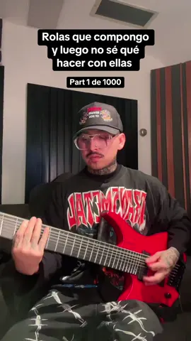 A ver opinen banda, ¿que les hacemos a estas rolas? ¿Como las terminamos o como las lanzamos? #metal #guitar #riff 