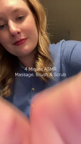 🧴🧘‍♀️ASMR massage brush and scrub!! Hope you enjoy! ☺️ happy Sunday! #asmr #asmrmassage #asmrscrubbing #asmrbrushing #asmrsounds 