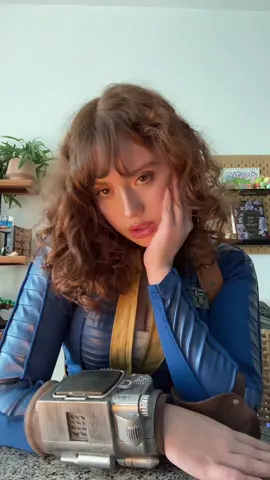 Vault boy says I’ve got to keep on posting vault tec propaganda…I mean tiktoks 💙💛 happy late Halloween #fallout #cosplay #falloutcosplay #cosplayer 