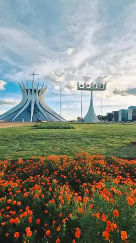 Onde o céu se transforma em uma obra de arte todos os dias.  #Brasília #galaxys23fe #distritofederal #catedraldebrasília 