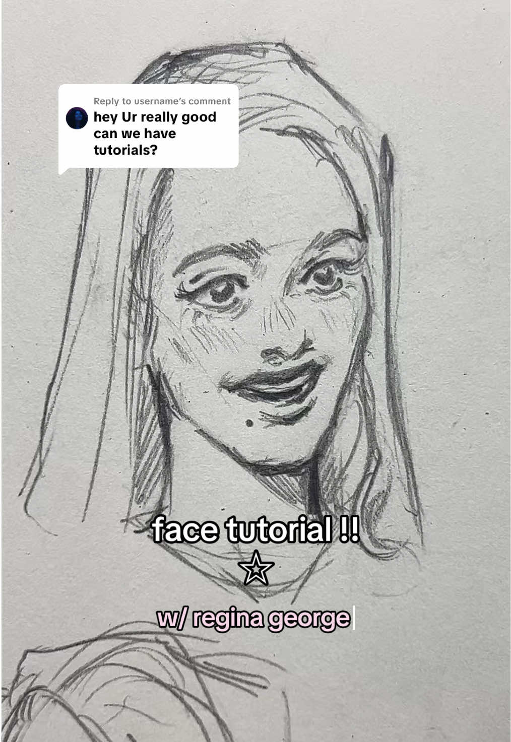 Replying to @username heres a requested face tut ! ☺️ | i definitely want to a much better and detailed vid, maybe a step by step of drawing heads in my style but there will be more tuts i always see you guys asking :) #arttutorial #drawing #facetutorial #sketch 