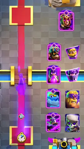 Bruxa evo Vs Cartas.                         #clashroyale #clashtok #foryou #pekka #games 