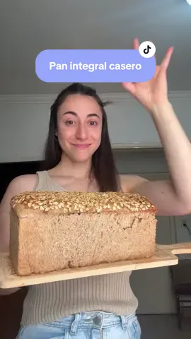 PAN INTEGRAL CASERO 🍞 sale 1 pan grande o si lo haces en budinera salen 2 panes  🔷INGREDIENTES🔷 🔹500 g de harina integral 🔹200 g de harina 000 o más harina integral 🔹1 cucharada de sal 🔹10 g de levadura seca (o 50 g de levadura fresca) 🔹1 cucharadita de miel 🔹500 ml de agua tibia (puede que te tome menos o más, anda agregándola de a poquito) 👩🏻Lic. Rocio Tordini  💻Turnos online y presenciales (en 📍Tigre y 📍San Isidro) 📝Planes de alimentación personalizados 📌Link en mi biografia para más info sobre turnos  #saludable #recetasfit #recetas #nutricion #nutriciondeportiva 