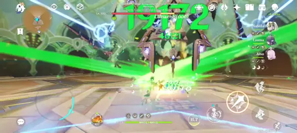 Trying to showcase my C0R0 nefer with premium team ☺️ #GenshinImpact #nefer #genshin #fyp #foryoupage 