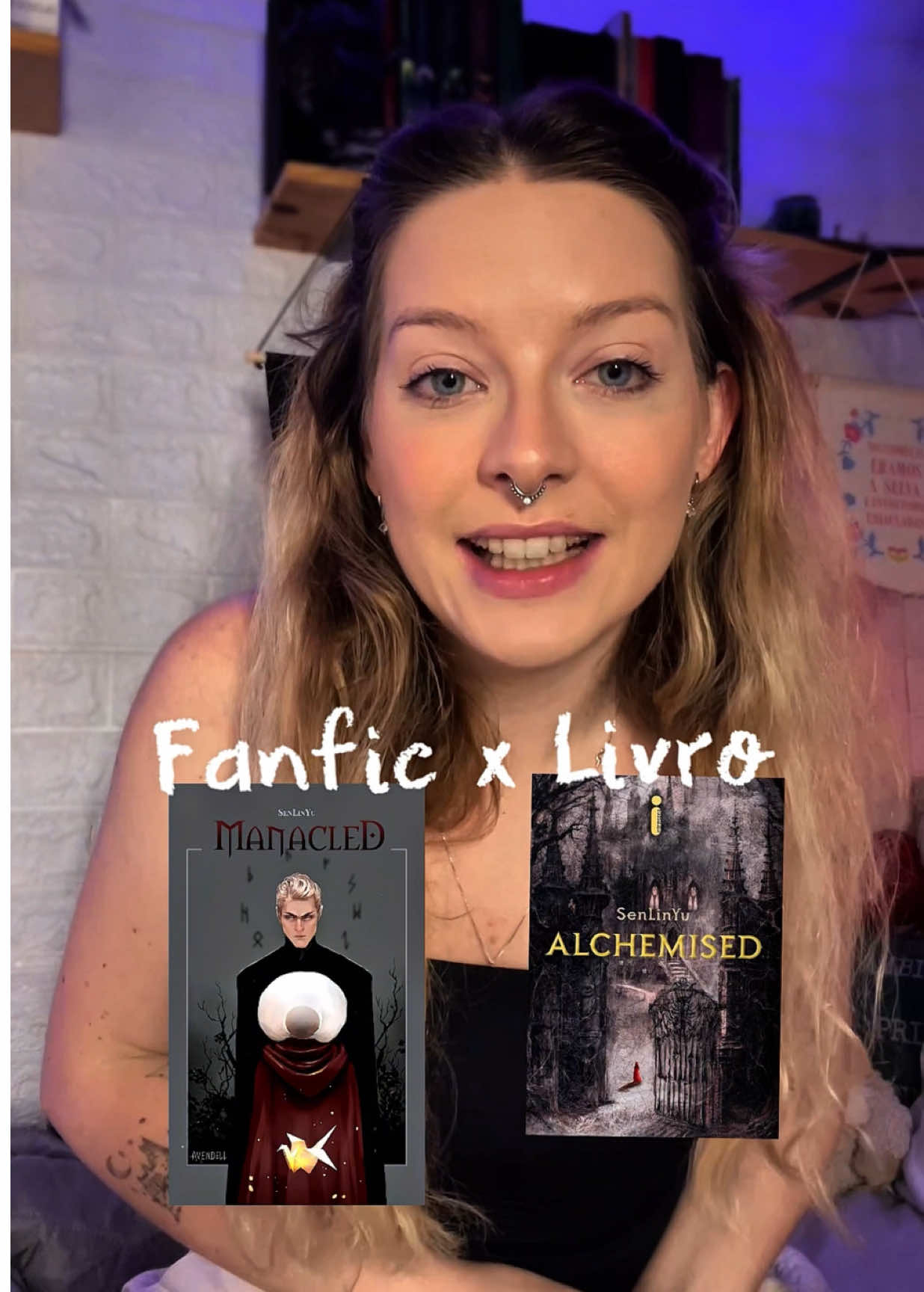 MANACLED x ALCHEMISED 📚 Afinal, o que temos de diferente na adaptação? O livro é mais leve que a fanfic? Assiste até o final pra saber! #booktokbrasil #alchemised #manacled #senlinyu #dramione