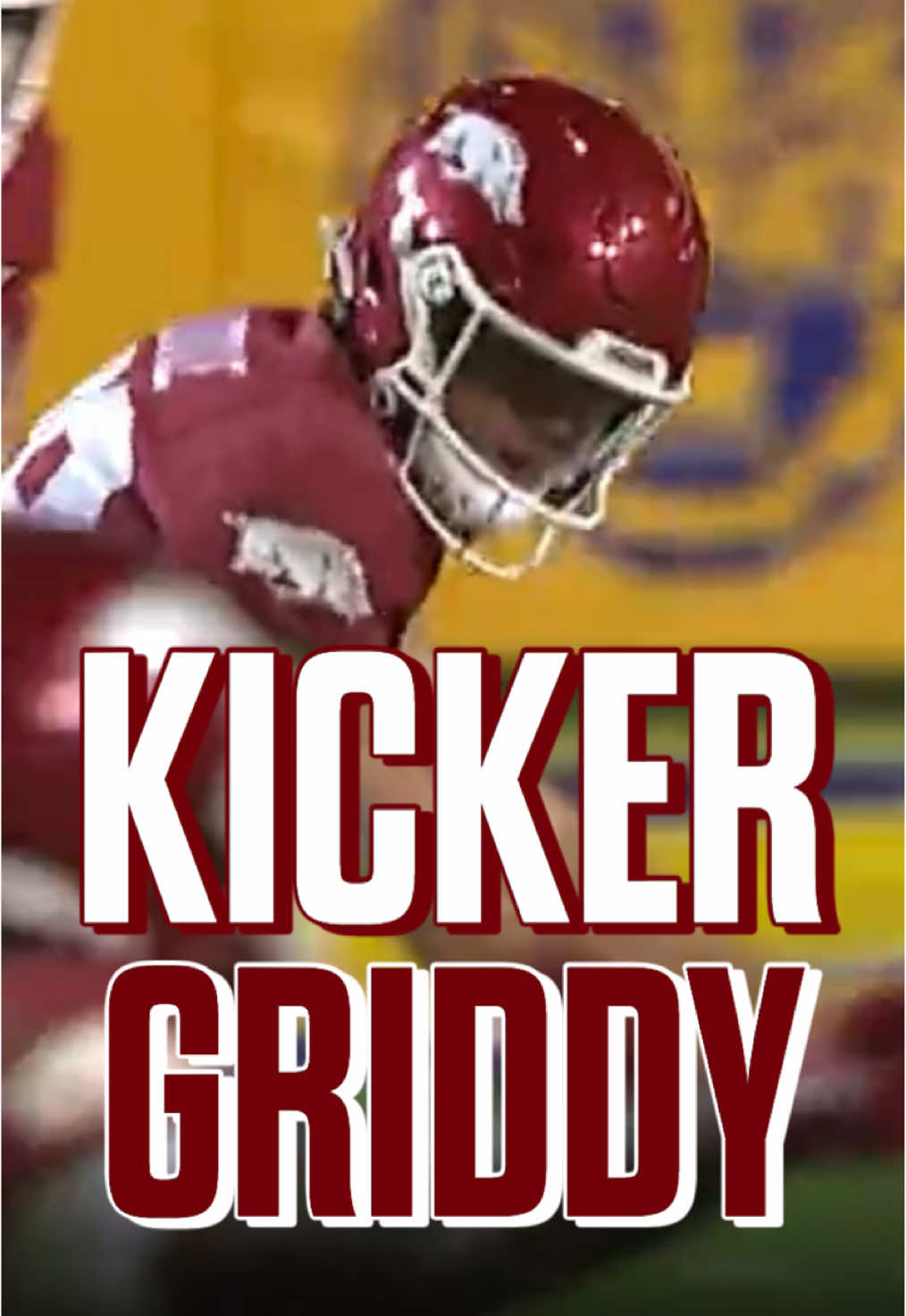 Before he kicked the LONGEST field goal in NFL history… Cam Little was hitting the Griddy on LSU as a FRESHMAN at Arkansas 😂 #arkansas #razorbacks #woopig #arkansasfootball #cfb 