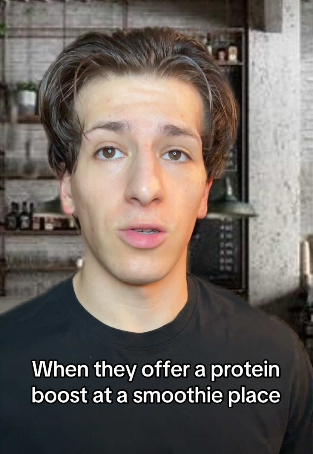 That’s way too much protein to turn down 😂 #protein #proteinshake #gains #darkhumor #smoothie