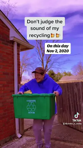 Don’t judge the sound of my recycling. #womenover50 #findthebird #lgbtqia 