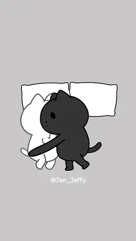 😘🤍🖤 . . . . . . #Jen#Jeffy#JenJeffy#JenandJeffy#kittens