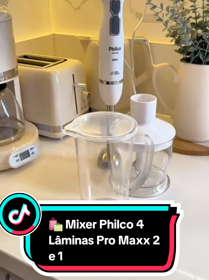 🛍️ Mixer Philco 4 Lâminas Pro Maxx 2 e 1 500W PMX1000 ~De R$ 200,00~ 💥 *Por R$ 149,90* 🛒 Compre aqui 👉 https://s.shopee.com.br/8pdelzRNkj ⚠️ *Promoção sujeita à alteração de preço e estoque do site*