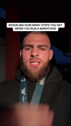 How many steps do you get when you run a marathon? 