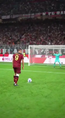 Immagini ravvicinate del rigore di stasera 😷🩻#roma #milan #dybala #italy #serieatim 