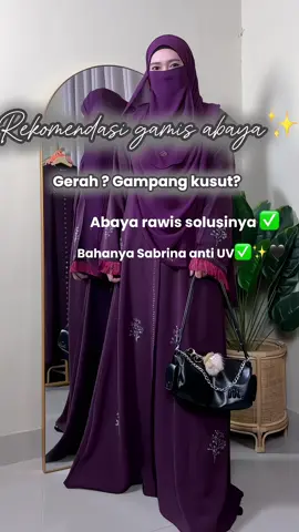 Low budget bahan sabrina anti UV, adem gak gerah dan gk gmpang kusut #rekomendasioutfit #gamismurah #abayaumroh #gajian 