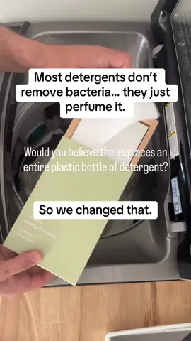 Your activewear sweat smell isn’t your sweat. Our plant-powered antibacterial laundry sheets target sweat, dirt + odour at the root, using high-performance plant enzymes and antibacterial actives proven to eliminate up to 99.8% of odour-causing bacteria. Cleaner fibres. Softer feel. Skin-safe for daily wear. Designed for athletes, yogis + anyone who lives in movement. Naturally fresh with a light botanical aroma. Ingredient system developed in Australia. Globally produced + independently tested. #fyp #wellness #SmallBusiness #Sustainability #EcoFriendly 