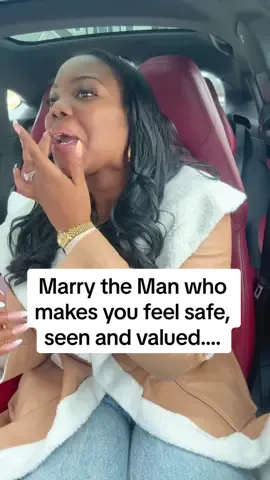 If I can give you any advice… Marry the man who makes you feel safe, seen and valued. I used to think love was about chemistry. Now I know it’s about consistency #ChristianRelationships #RelationshipAdvice #FaithAndRelationships #ChristianTikTok #FaithTok 