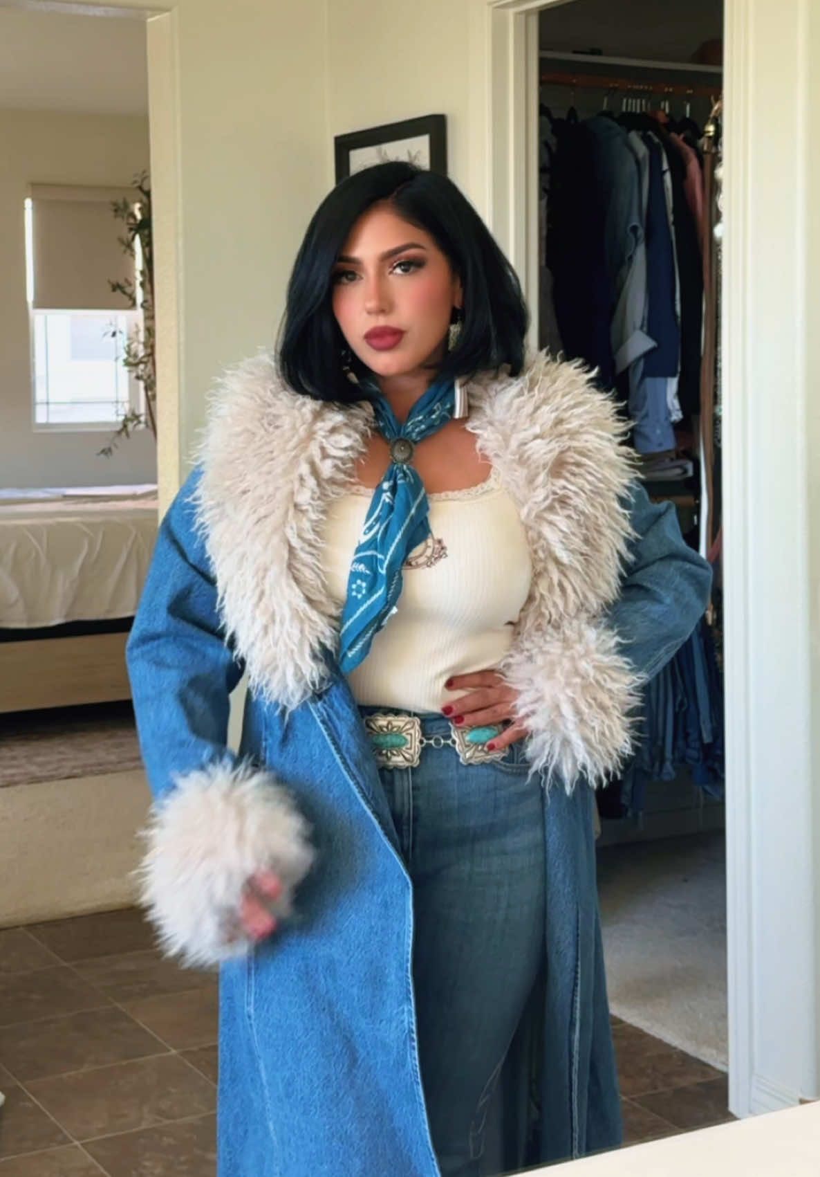 I’m obsessed! I need all the girls to grab this coat it’s so beautiful!!  #NFRFashion #NFR #Fashion #NFR2025 #idyllwindboots 