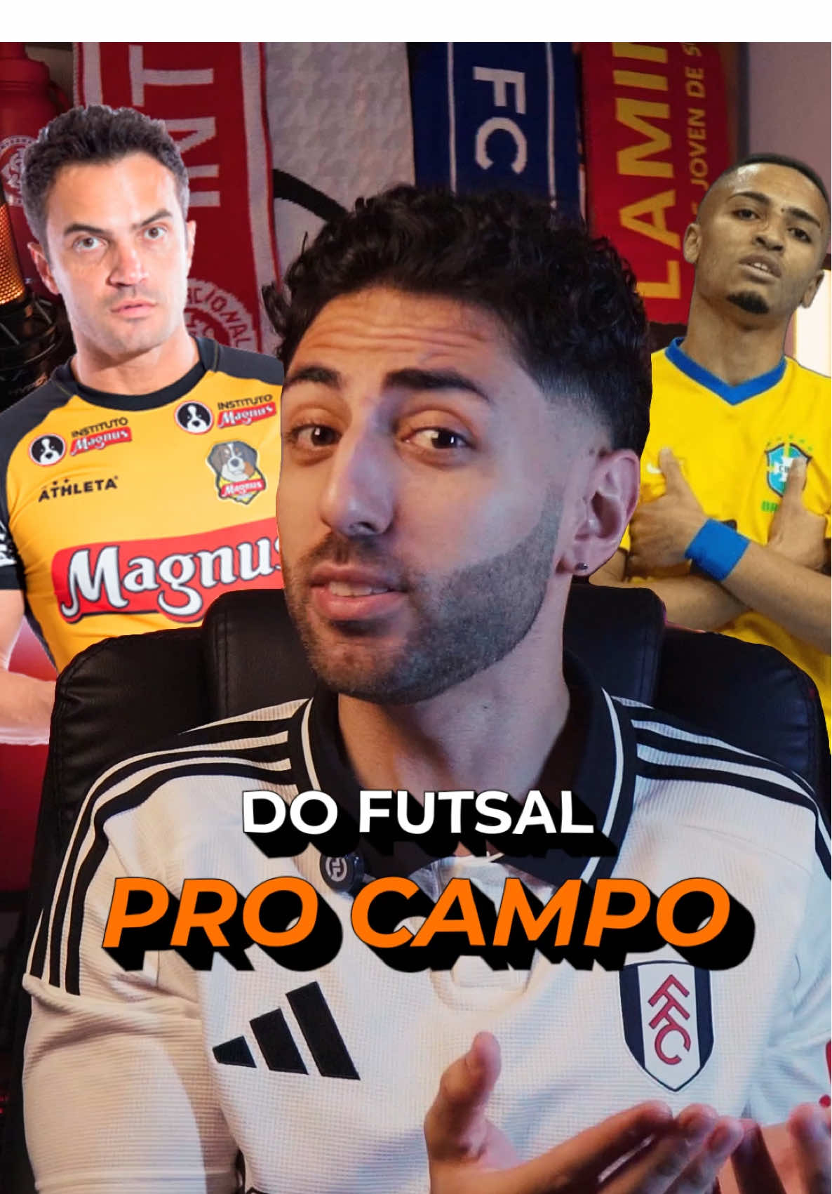 Eles trocaram o futsal pelo campo! 🫨🚨 #futebol #futebolbrasileiro #futsal #futsalteam #sãopaulofc  