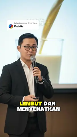 Membalas @Chris Tanto iya kak praktis banget. Susu kedelai punya tekstur yang ringan. Manfaatnya saya jelasin dulu yah. Silahkan disimak yah Bapak Ibu. #susukedelai #nutrifarm #wibgajian #cuantanpabatas #susu 