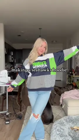 maybe im not bad luck anymore after the steelers win today🫣💛🖤#seahawks #sewing 