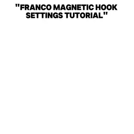 FRANCO MAGNETIC HOOK SETTINGS TUTORIAL✅ Some of my viewers requested this. I hope this video helped you guys!  Arigato..🫶 #MLBB #MLBB9TH 