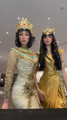 ملكات مصر القديمة  Egyptian nights  👑❤️ @shahd 💋 #foryou #grand_egyptian_museum #المتحف_المصري_الكبير #egypt #GEM 
