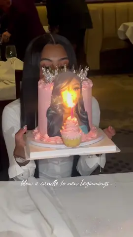 new beginnings🥹 finally moved to Dallas! something I’ve been wanting to do for YEARS! MY BAKER IS @Mstaymonea 👩🏾‍🍳🎂 before people comment🤣 I am blowing through a straw! not directly through the cake and it is edible glitter not regular glitter so the cleanup was easy! no the restaurant staff was not mad! my waiter actually relit the candle for me to redo the shot🤣 people were going in on IG so I had to clarify in advance.