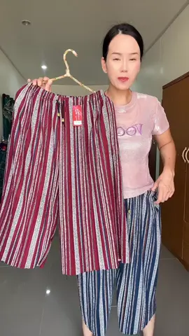 กางเกงผ้านิ่มใส่สบาย #กางเกงใส่อยู่บ้าน #กางเกงใส่สบาย #กางเกงผ้านิ่มใส่สบาย #กางเกงอัดพลีท 