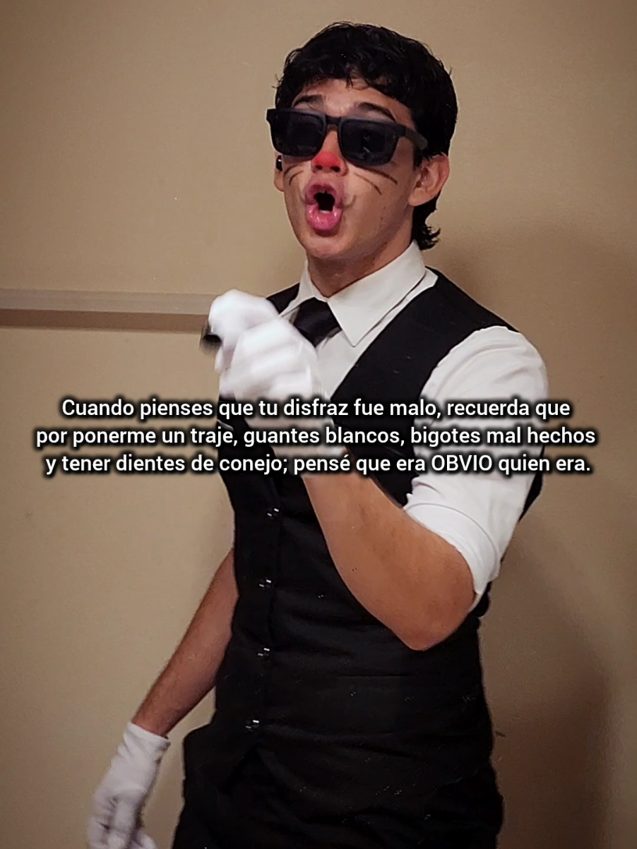Los dientes de conejo son clave 🗣🔥 #halloween #disfraz #custome #looneytunes #boxbunny 
