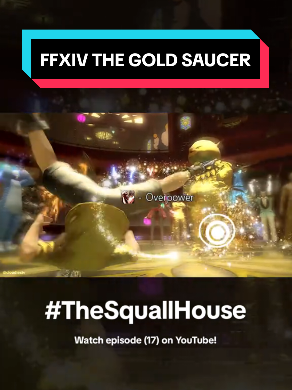 What if The Gold Saucer had dance battle mini-games?! Watch #TheSquallHouse episodes on YouTube! 🔥 #ffxiv #finalfantasyxiv #volcanogold #ffxivtok 