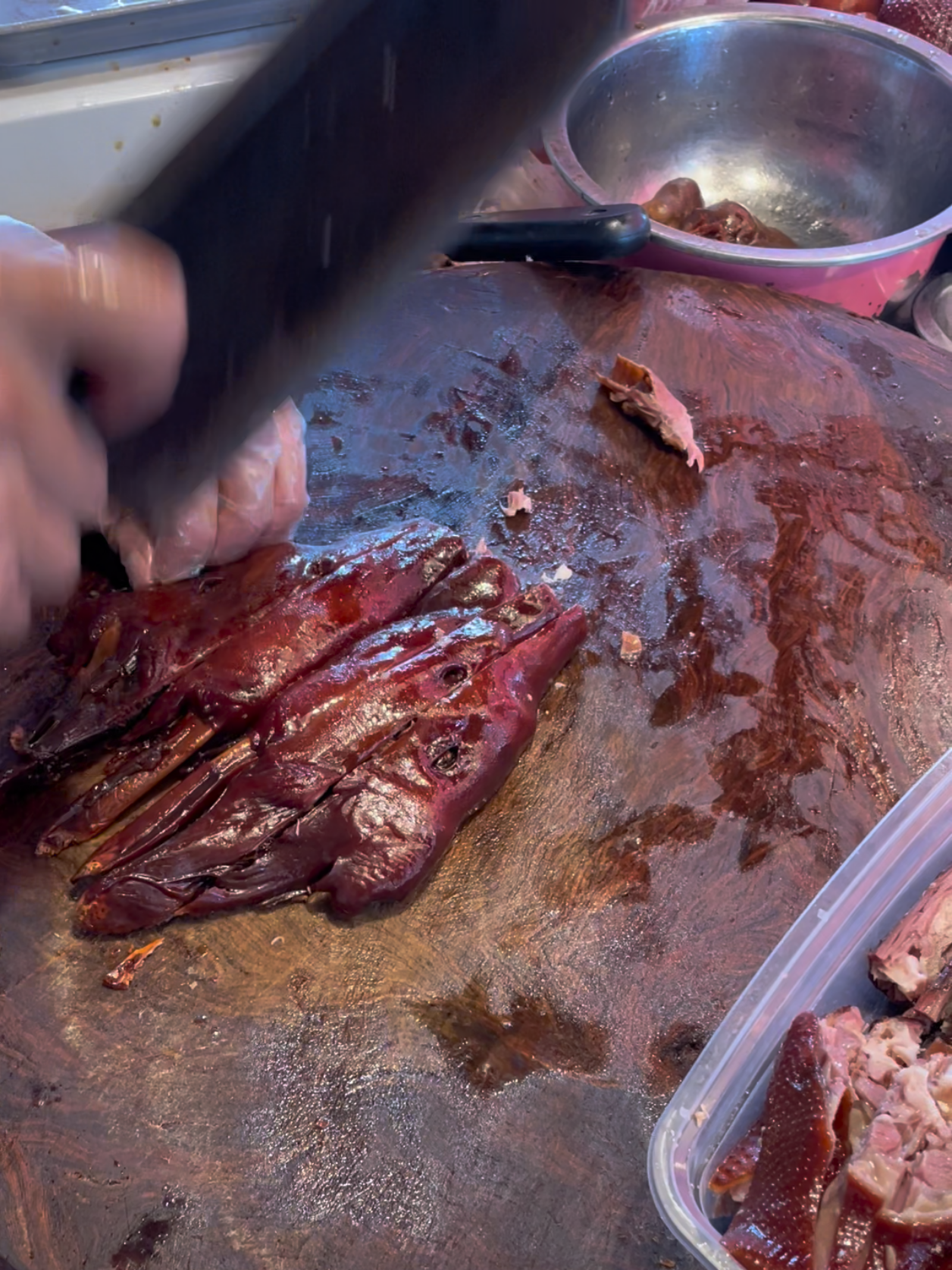 Yummy 😋 Smoked Goose Meat 🥩🦆 Cutting Knife 🔪 Skills | Mouth Watering Food 🤤 #satisfying #knifeskills #yummy #food  #mouthwatering