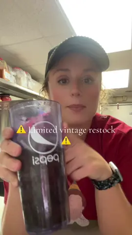 The glass your parents told you not to steal from Pizza Hut 👀 #VintagePepsi #90sVibes #pepsi #pepsiglass #fyp 