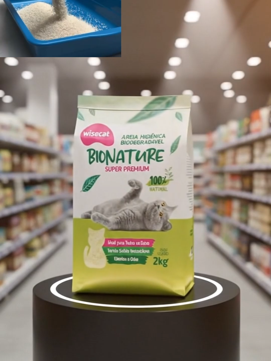 Kit C/ 2 Sacos 100% NATURAL de 2kg Areia Sanitária de Mandioca Granulado Para Gatos biodegradável #gatos #gato #gatinhos #areiaparagatos #areiagato #areiabiodegradavel #areiadegato