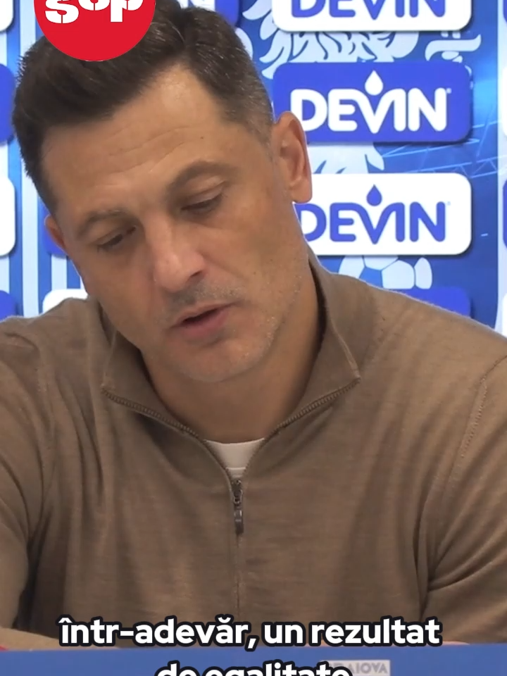 Mirel Rădoi, după Universitatea Craiova - Rapid 2-2: „Un rezultat de egalitate care este injust” #universitateacraiova #rapid #superliga