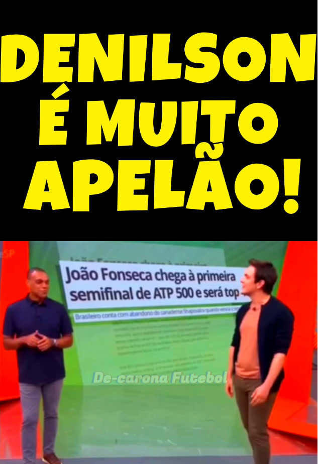 Denilson é muito APELÃO! #futebol #copadomundo #denilson # denilsonshow #globoesporte     
