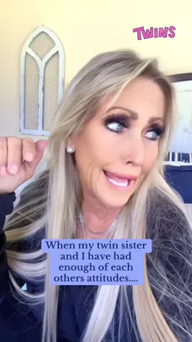 #twins #attitudes yes, even twins can get on each others nerves. But for most of the time we are extremely close.