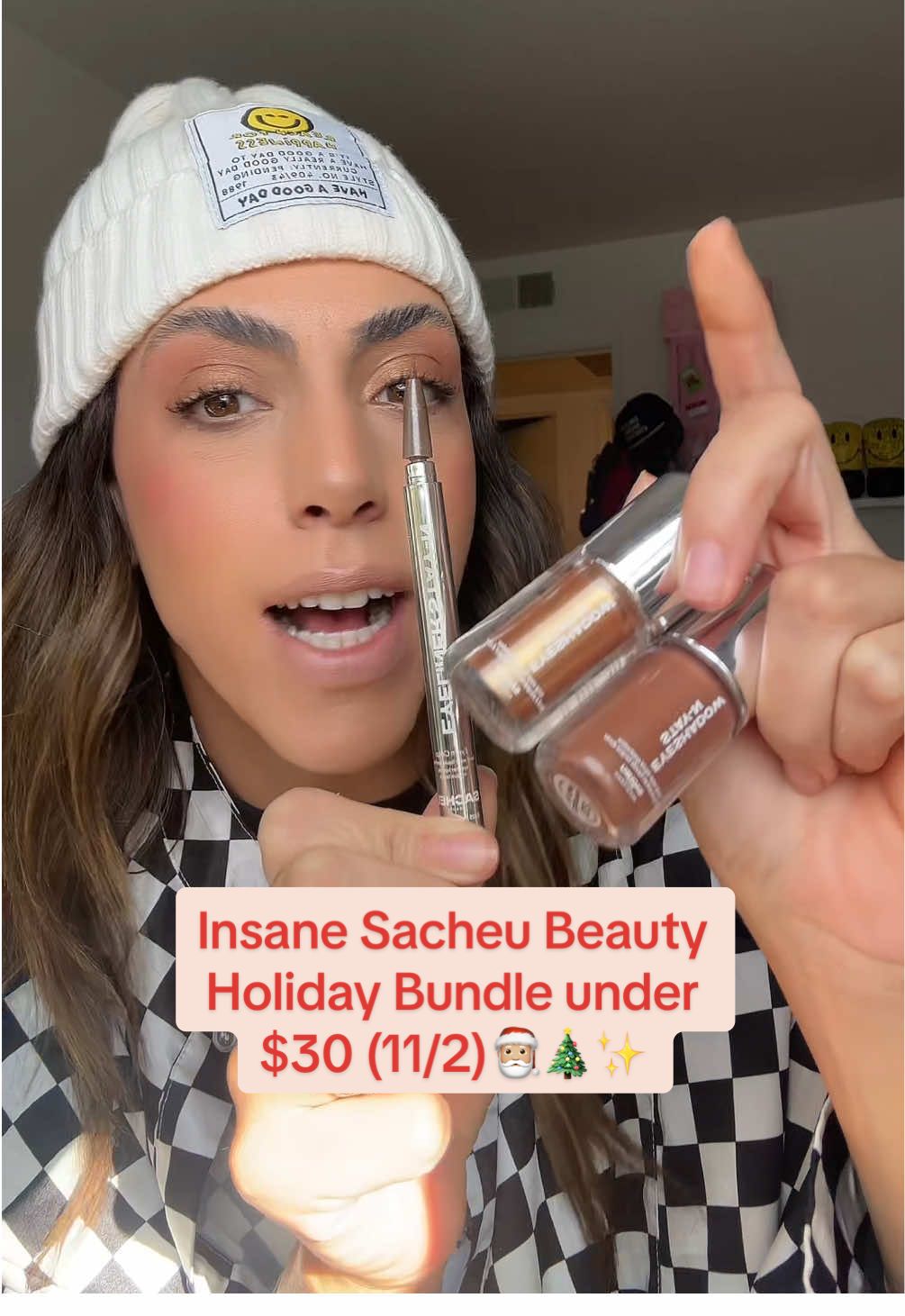 Can we talk about this @SACHEU Beauty US deal?! 3 full-size products for just $29 (11/2) 👀 You get two eyeshadow stayns and one eyeliner stayn — literally the best holiday bundle out right now! 🎁 #sacheubeauty #sacheu #sacheucreatorcontest #holidaysets #eyeshadow #Eyeliner #stockingstufferideas #giftsforher #christmasgiftideas #tiktokshopblackfriday #tiktokshopcybermonday