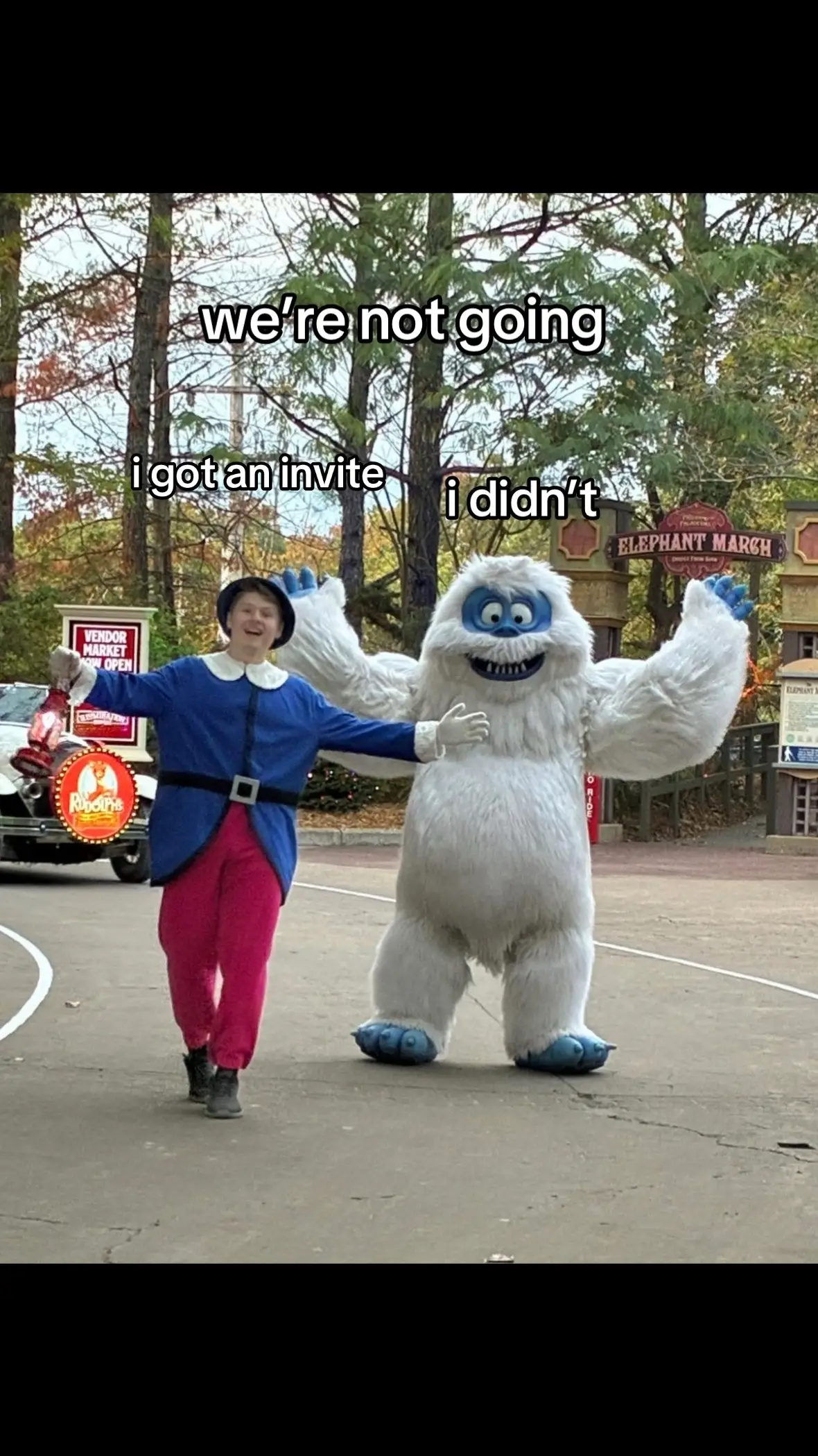 friends 4 life  #Bumble #Parade #Sdc #silverdollarcity #christmas  @Silver Dollar City 