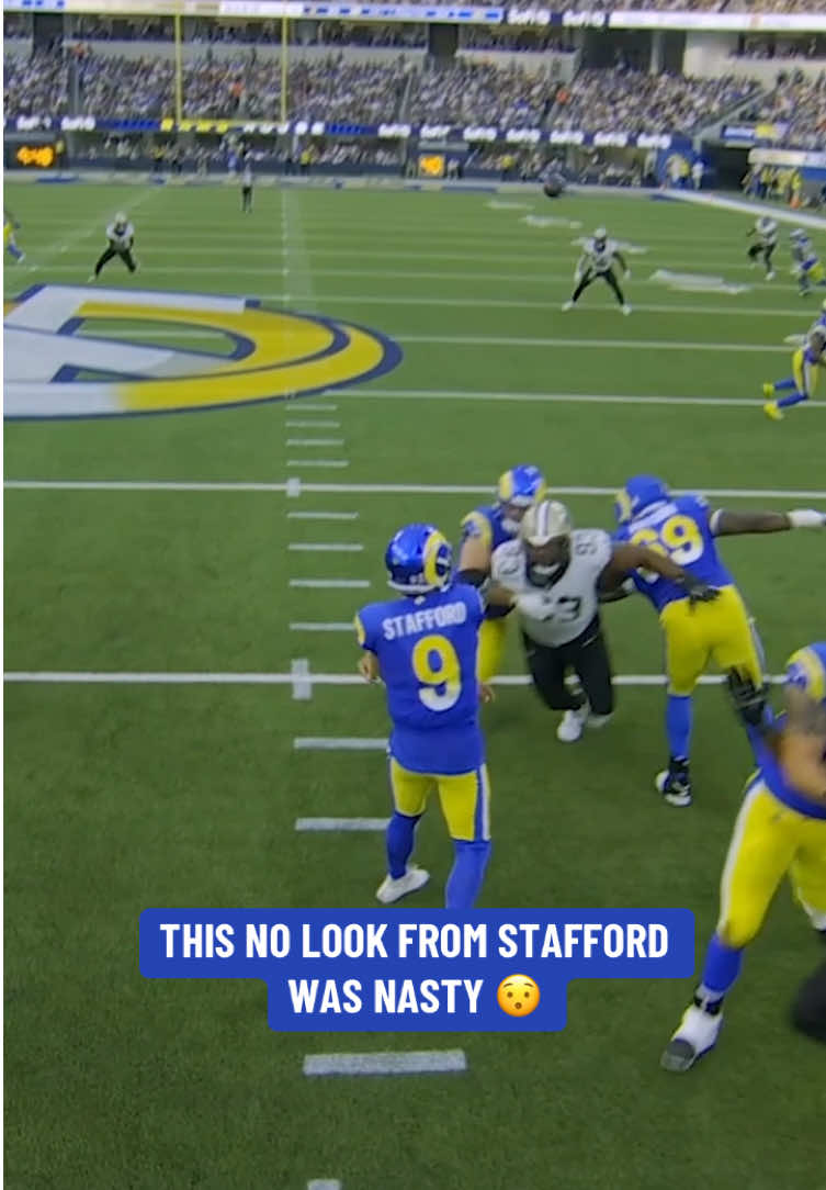 knew where #davanteadams would be 🔥 #matthewstafford #davanteadams #losangelesrams #nfl