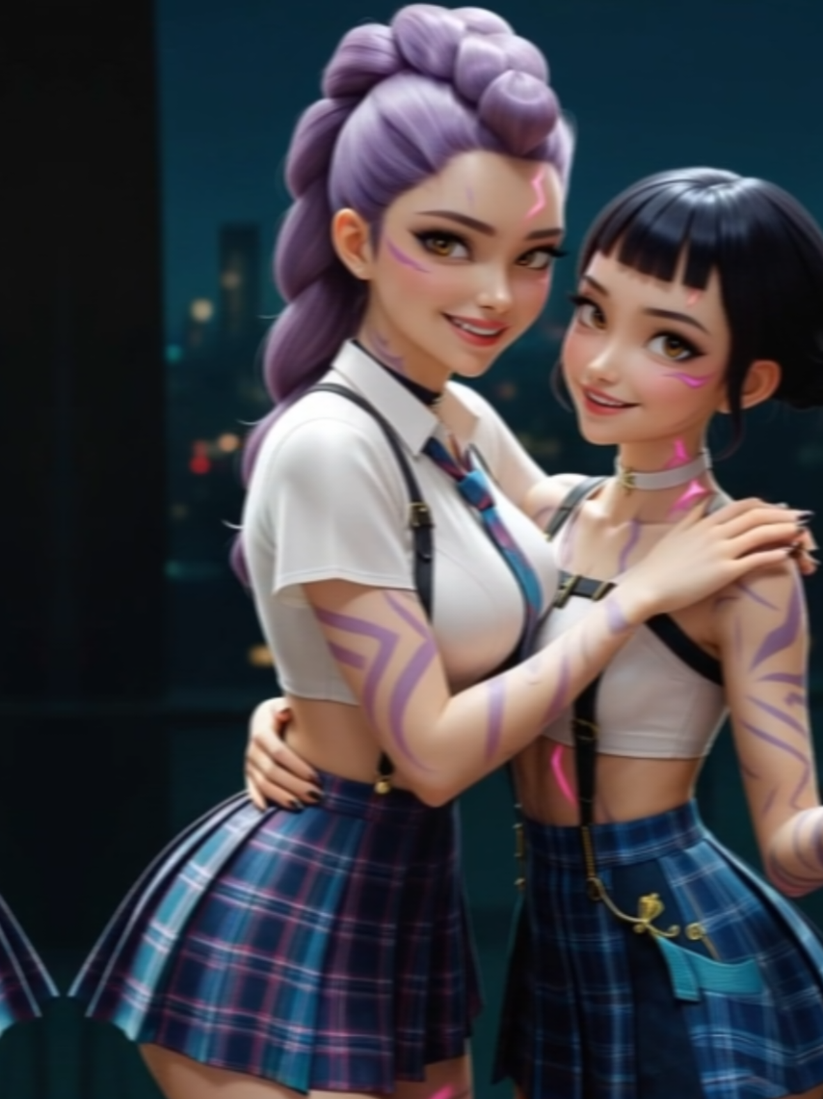 Rumi and Zoey 😍 #kpopdemonhunters 