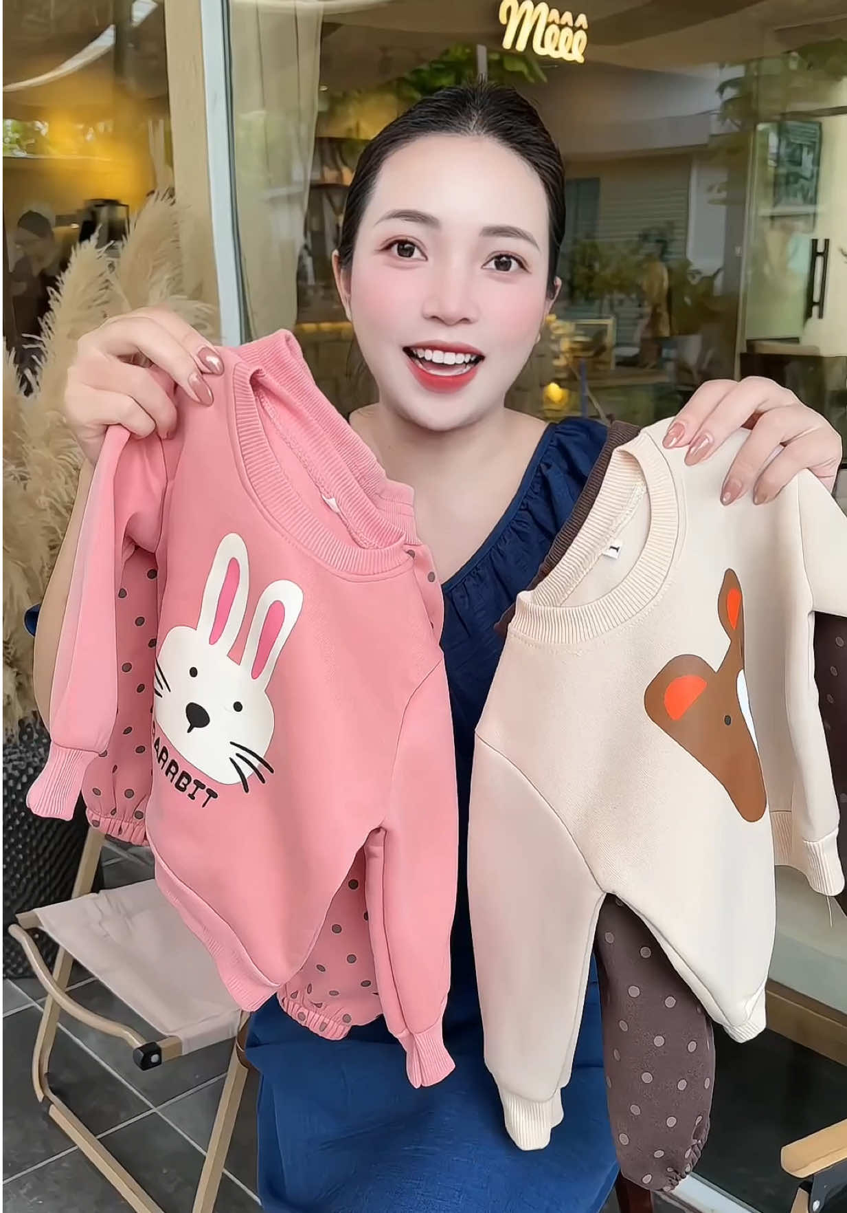 Bộ nỉ thu đông cho bé gái #meminmax95 #quanaotreem #bonithudongchobe #bonithudongbegai 