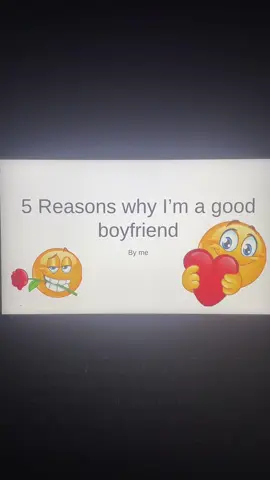 5 reasons why I’m a good boyfriend 😋#bestbf #top5 #nevercheat #loveher #theone 