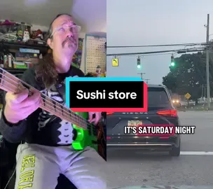 #duet with @Tokiejoestar🛸 #sushistore driving to the sushi store #tiktokbassist #thebretcrowshow #bassistsoftiktok  
