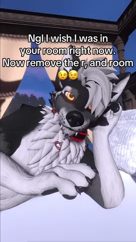 And cuddle it up after ^^ #furry #furrytiktok #furryvrchat #flirt #flirting 