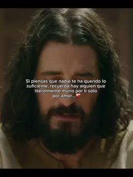 Sí, Jesús Murio por tí solamente por amor. Deberíamos hacer lo mismo, morir a nuestra carne y crucificarla por amor aquien nos llamó🙌🏽♥️ #thechosen #jesusking #frasesbiblicas #videoscristianos 
