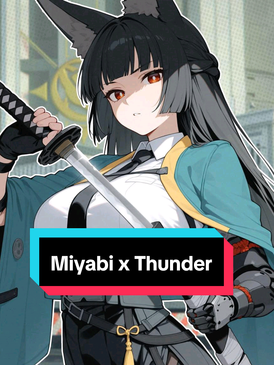 Hoshimi Miyabi❄️ x Thunder⚡ #zenlesszonezero #miyabi #edit #hoyocreator #fyp 