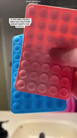 WHY DIDN’T ANYONE TELL ME ABOUT THIS SOONER?😱 #doublesided #phonemount #suction #phoneholder #silicone 