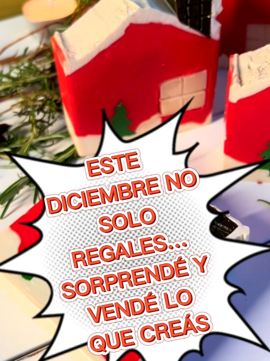 Este diciembre no solo regales 🎁… vendé lo que creás. Los jabones navideños 🧼 decoran, huelen increíble y se venden solos. Comentá EMPRENDER si querés empezar 📩 y escribinos por privado para más info. #jabonesartesanales  #jabonesdecorativos #jabonesdeglicerina  #velasartesanales  #hechoconamor