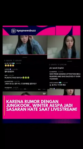 Kasih banget Winter di hate habis2an oleh ARMY dari livenya hingga instagram milik winter sendiri terhadap Rumor Yang tidak jelas 😠😡🤬 #aespa #aespa_official #aespawinter #winter #winteraespa @aespa official @SMTOWN 